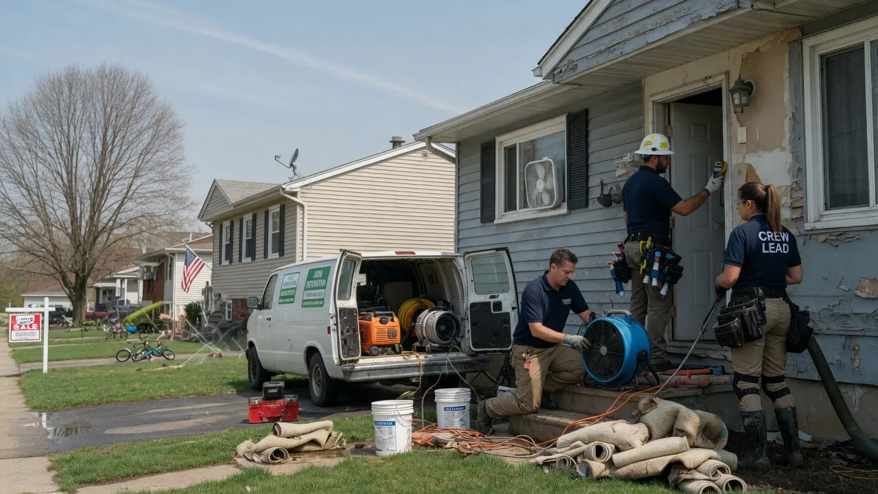 Flood Cleanup in Thornton, IL near me